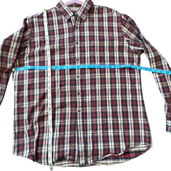 VTG Ralph Lauren Christmas Plaid Rugby Campus Classics Plaid Flannel XL 2004 - Picture 11 of 11